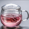 Hongmei Tea Cup Thickening Belt Covered Tea, Detonish Cooler, High Borzani Woods Tea Cup Office Cup round fun glass