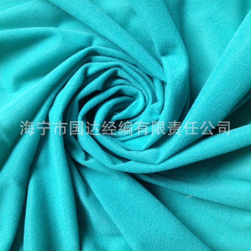 【厂家供应】经编圈绒拉毛布 单面绒 粘扣布玩具绒  包边布