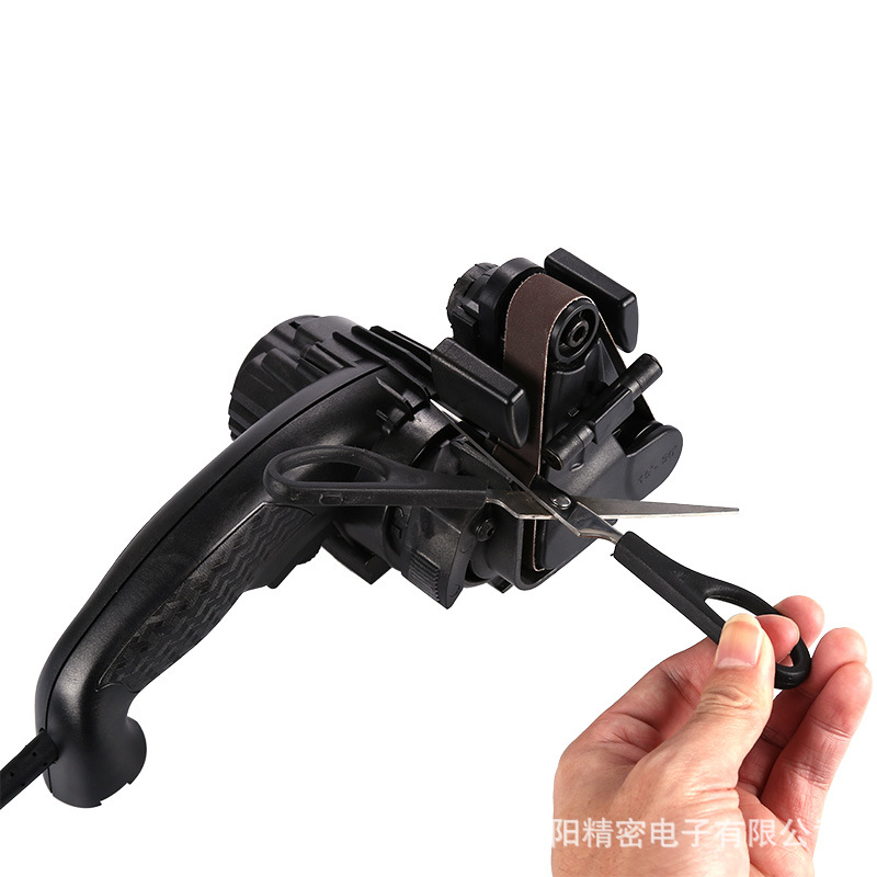 Afilador de cuchillos eléctrico automático de mano para el hogar afilador de cuchillos de cocina adecuado para una variedad de cuchillos velocidad ángulo ajustable