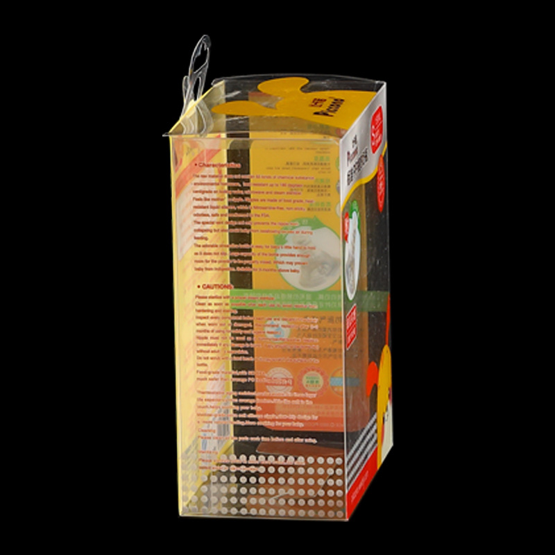 厂家生产PVC折盒 PET折盒 数据包装盒子 PP磨砂折盒奶瓶包装胶盒