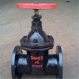 Z45T-10  HT200材质手动暗杆法兰闸阀图片