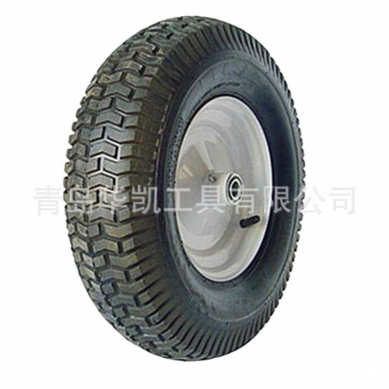 4.80-8充气轮 16寸橡胶充气轮子 16x4.80/4.50-8手推车充气轮胎