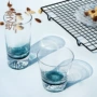 富士山日式渐变家用玻璃杯
