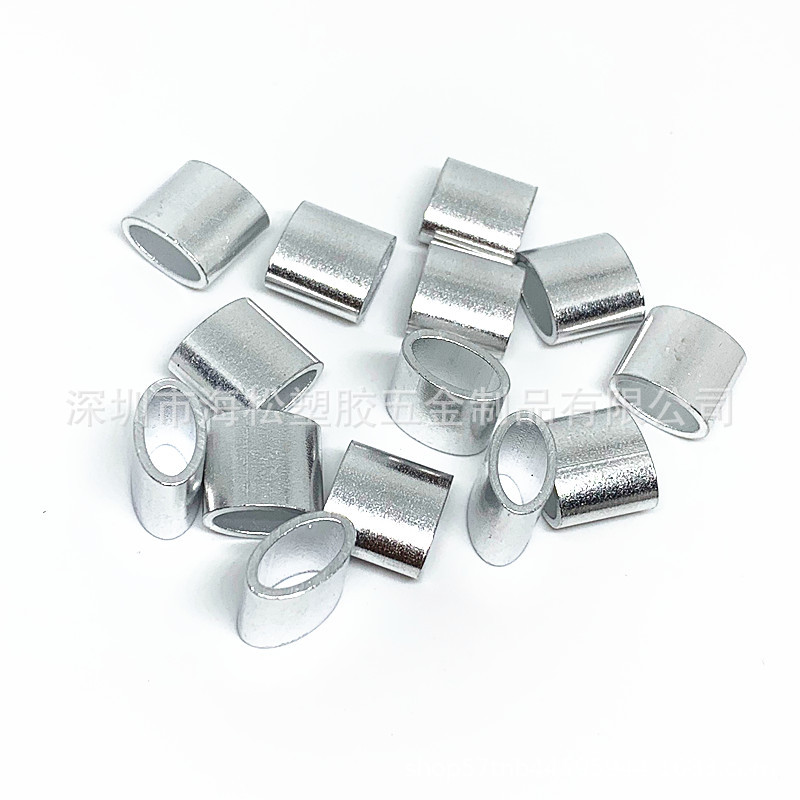 厂家直销 椭圆型大号铝扣 手腕带束扣 丝带扣 彩带扣 缎带扣