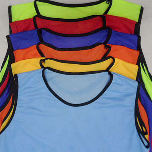Factory direct sales football group confrontation vests for adults and children mesh breathable vests football training uniforms