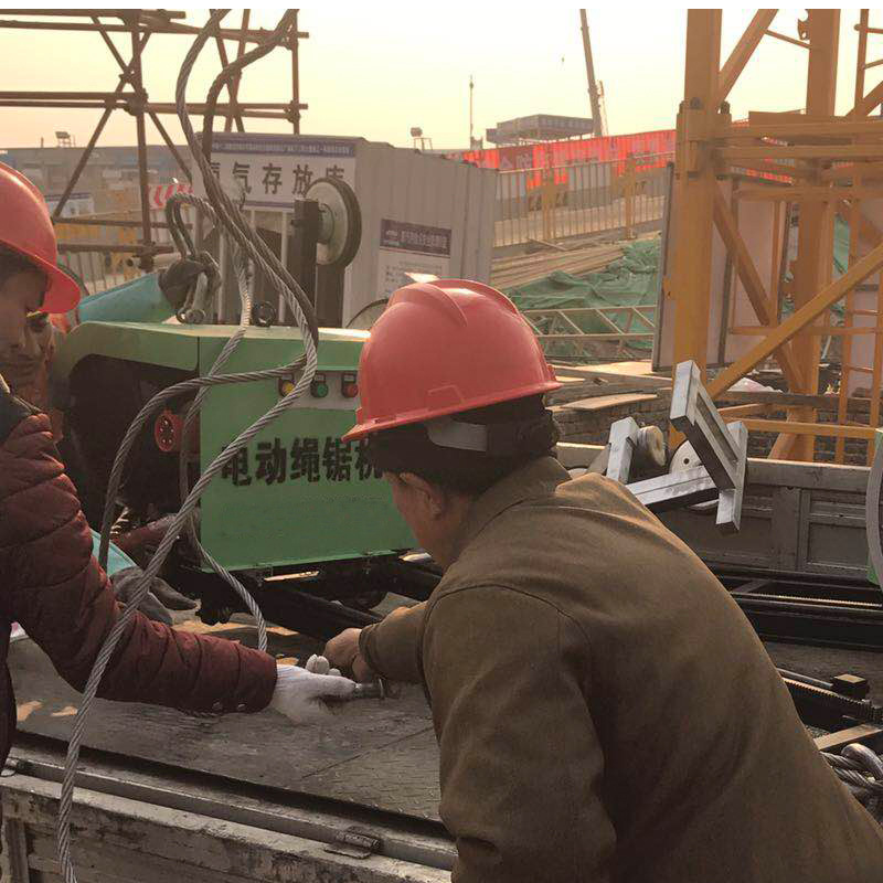 高架桥梁绳锯切割机 22KW电动绳锯机价格 楼板矿山开采绳锯机