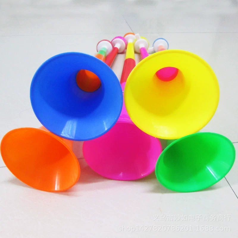 Big telescopic plastic loudspeaker, props, children's megaphone, toy, wholesale