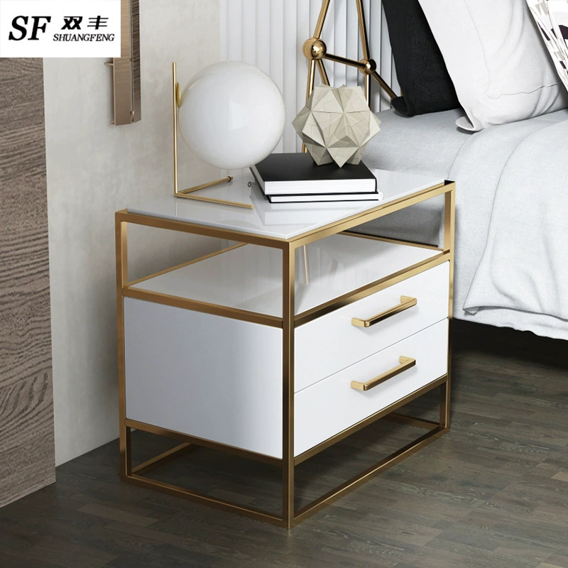 Nordic Simple Тумбочка из цельного дерева Домашняя спальня Простая тумбочка с ящиком Шкаф для хранения для проживания в семье Небольшой боковой шкаф