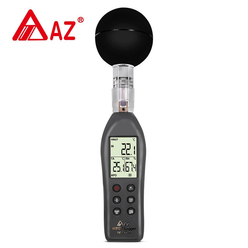 Измеритель индекса температуры черного шара Hengxin AZ87786 термальный Измеритель индекса теплового хода высокой точности WGBT