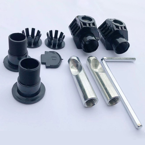 Manufacturer Direct Sales Bathroom Accessories Toilet Mounting Screw Black Nylon Universal Wall Mount Toilet Screw