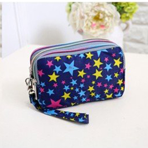 Bolso Estampado para Celular de Nylon
