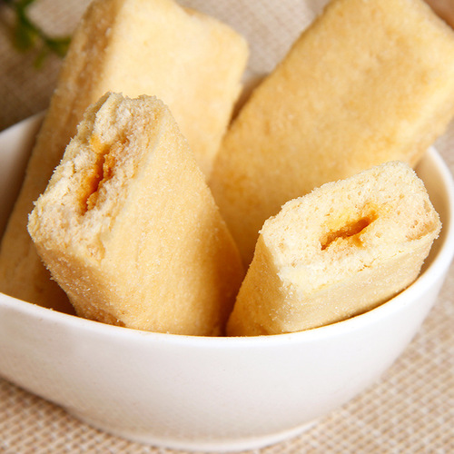 Wuda Taiwanese Flavor Rice Crisp Bagged Egg Yolk Cheese Crispy Biscuit Tea Snacks Brown Rice Roll Puffed Leisure Snacks