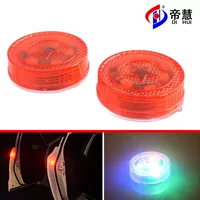 В наличии 5LED дверь анти-столкновение вспышка сигнальная лампа Модифицированная безопасность анти-столкновение анти-чеканка задний фонарь без проводки Дверной Свет