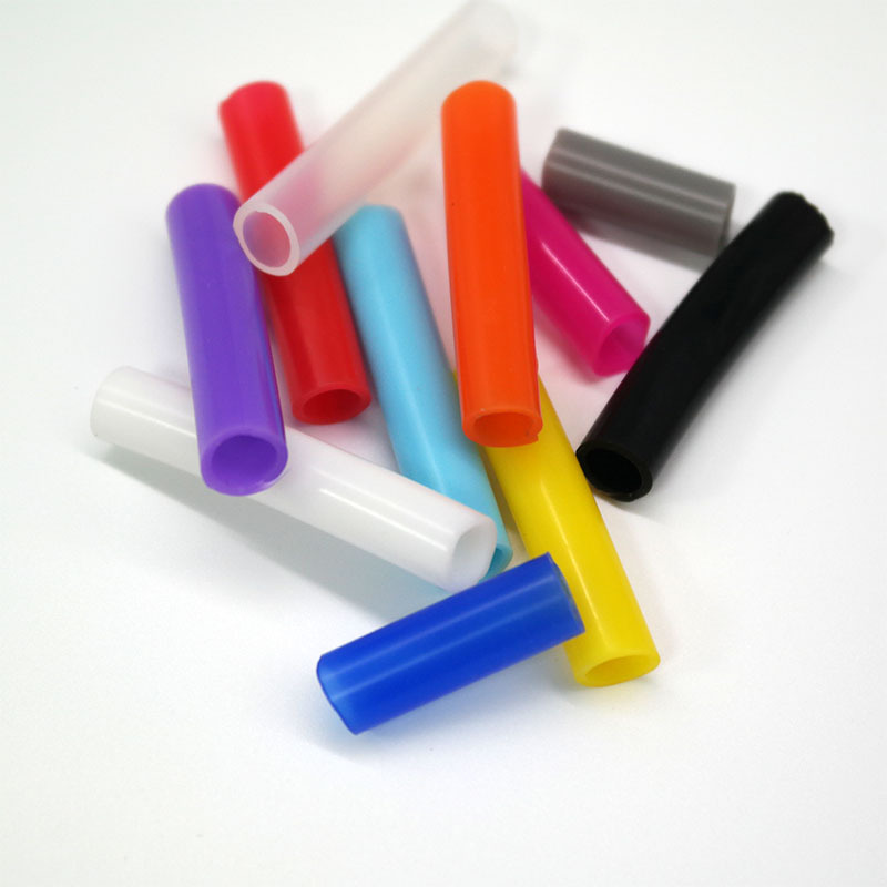 彩色硅胶管圆珠笔套硅胶管无毒无味6*7.5MM食品级硅胶吸管深圳厂