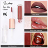 Double-sided lip gloss, shiny nutritious highlighter, 6 colors