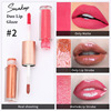 Double-sided lip gloss, shiny nutritious highlighter, 6 colors