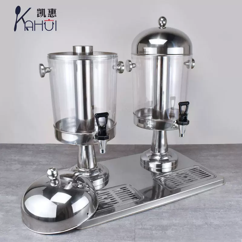 不锈钢果汁鼎餐饮料机饮料桶带水龙头酸梅汤香油壶鼎欧式饮料机