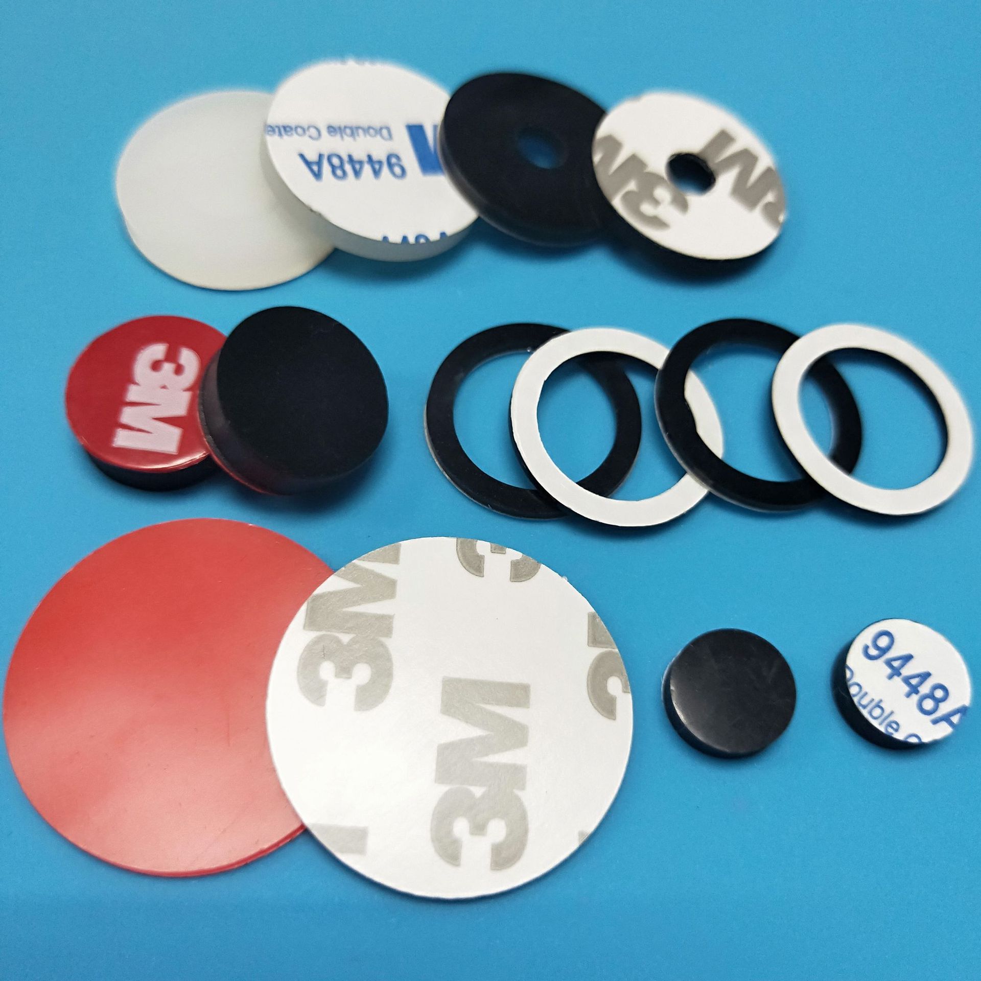 工厂电器EPDM自粘脚垫黑色橡胶垫圈异型硅橡胶平垫片减震耐油