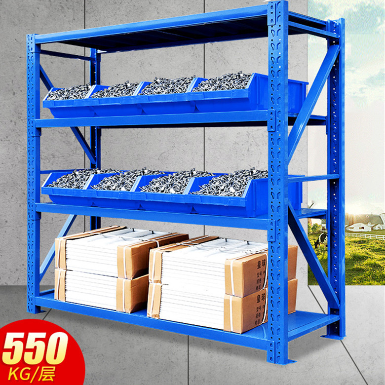 仓库货架仓储中型重型金属自由组合商品展示架家用多层组合置物架