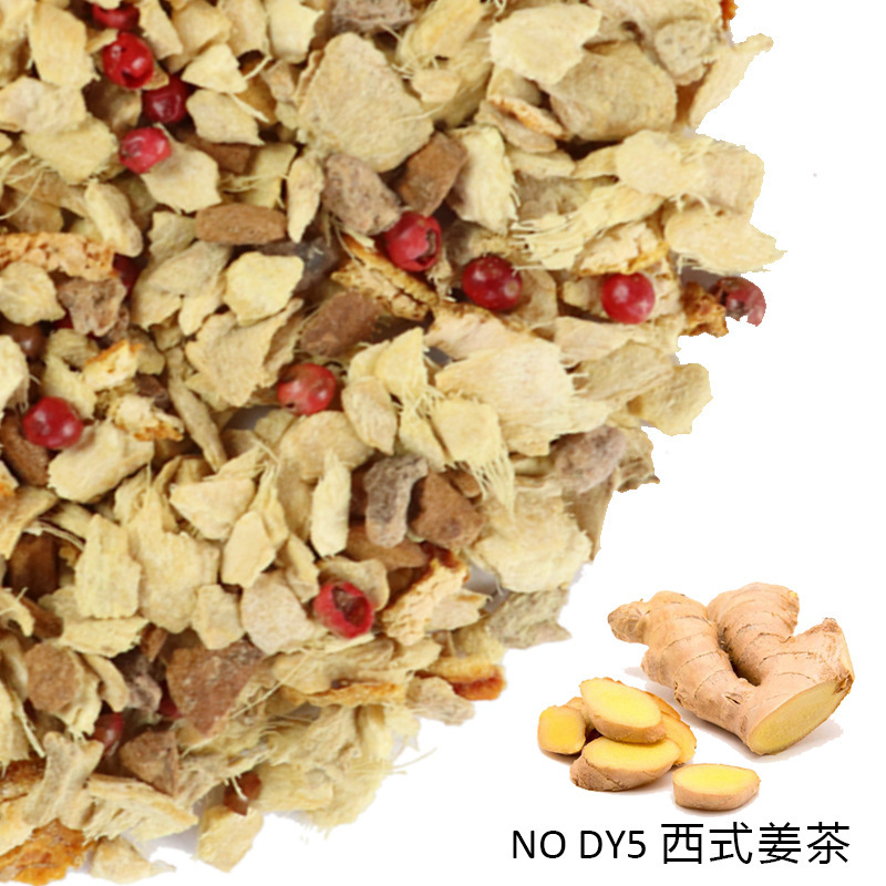 Western-style ginger tea health tea bulk wholesale high quality scented tea herb tea merchants tea drink foreign trade primary source