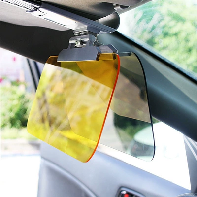 Sun shade mirror sun visor night vision