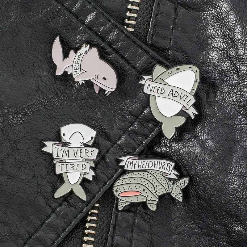 Cartoon creative shark