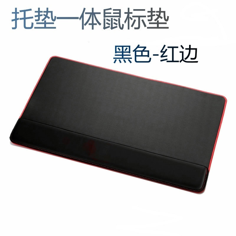 Cojín de muñeca alfombrilla de ratón integrado almohadilla de mesa almohadilla de teclado soporte de mano almohadilla de goma de cuero de gran tamaño almohadilla de juego al por mayor