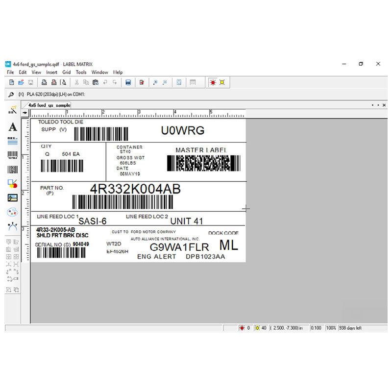 Teklynx Labelmatrix PowerPro����������ǩ���������ӡģ��