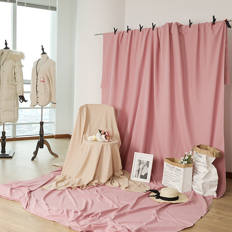 Fondo de fotografía paño ins estilo color sólido simple fondo de fotografía nórdico montado en la pared tela red rojo accesorios de tiro en vivo