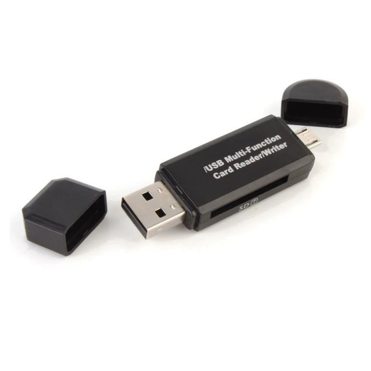 Computer reader SD/TF memory card multi -function OTG mobile phone micro USB card reader factory wholesale