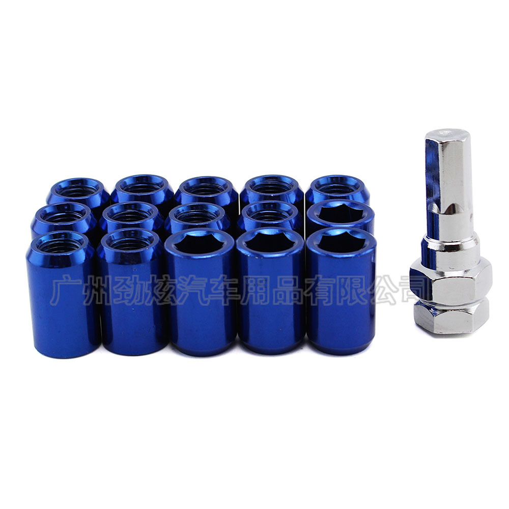 Tuerca antirrobo para llantas - Hexagonal, tornillo de seguridad para ruedas de coche