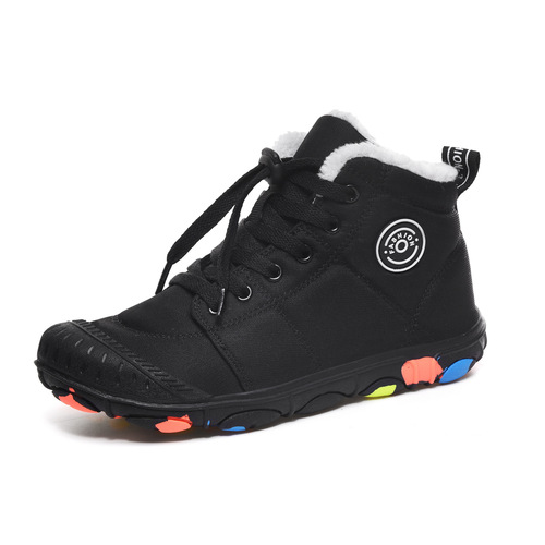 Cross-border Amazon children's winter snow boots cotton shoe lock kids snow boots girls' snow boots