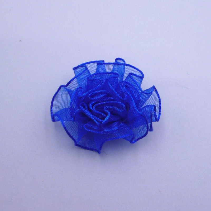 Spot 3cm handmade yarn with flower Carnation home textile decorative flower headdress hair accessories