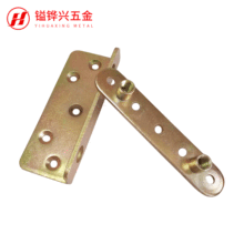 厂家直供铰家具床铰机箱机柜门高品质床连接件两孔可调床铰螺丝床