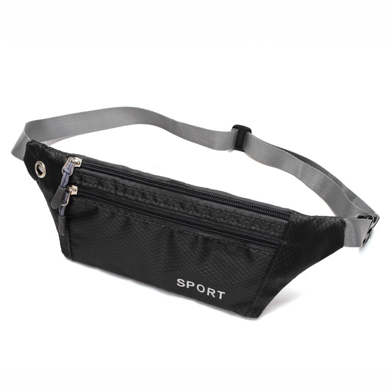 Sports Waist Bag, waterproof unisex phone pouch, multi-pocket 8.9×4.0×4.25 cm, lightweight 80 g