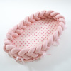 Pink with peach heart