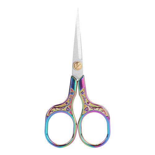 Lin Taizuo plum blossom retro scissors stainless steel household scissors window grill wool embroidery scissors handmade student office scissors