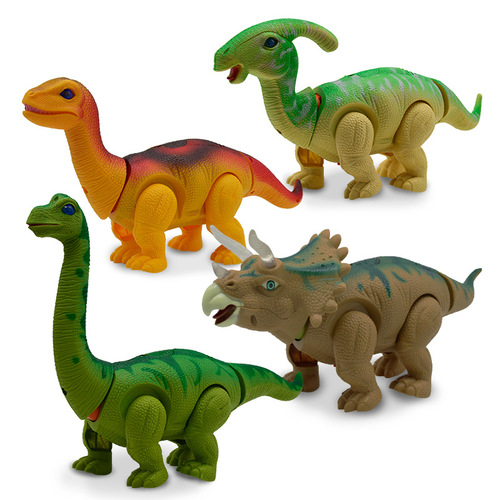 Simulation Electric Dinosaur Toy Luminous Electric Dinosaur Electric Egg Laying Dinosaur Model Toy Street Stall Hot Sale Wholesale