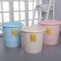 亮寶塑料桶家用加厚塑料水桶多規格手提學生桶優質大號儲水桶批發