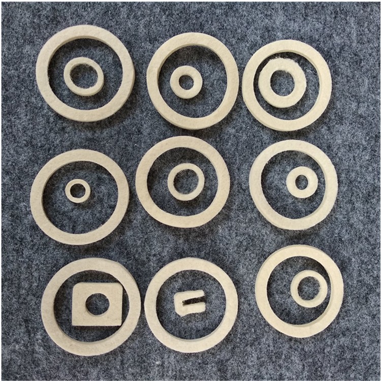 工业高密度耐磨防尘减音垫机械吸油密封毛毡圈抛光防尘油封毛毡条