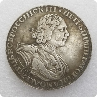 ���_˹ Tpye #3 (43MM) RUSSIA 1724 1 ROUBLE  �¹ŏ���Ʒ�yԪ
