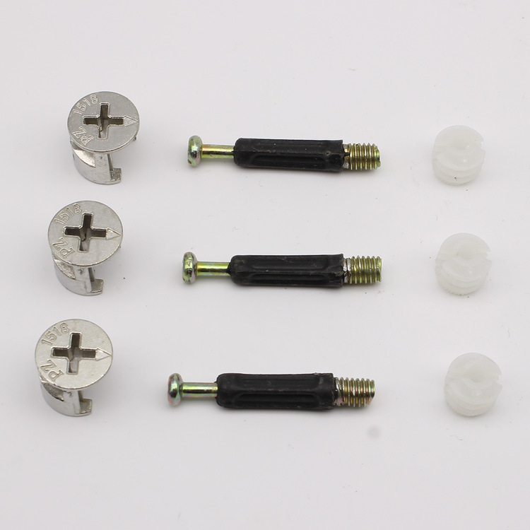 13,5mm de alto peso tres en uno conector rueda excéntrica más de 18mm espesor de la placa de bloqueo de tres en una pieza de enlace