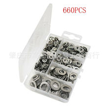 660pcs���b 304���P�ƽ�|Ȧƽ�|Ƭ�׼���˨�o�̼�M3M4M5M6M8M10