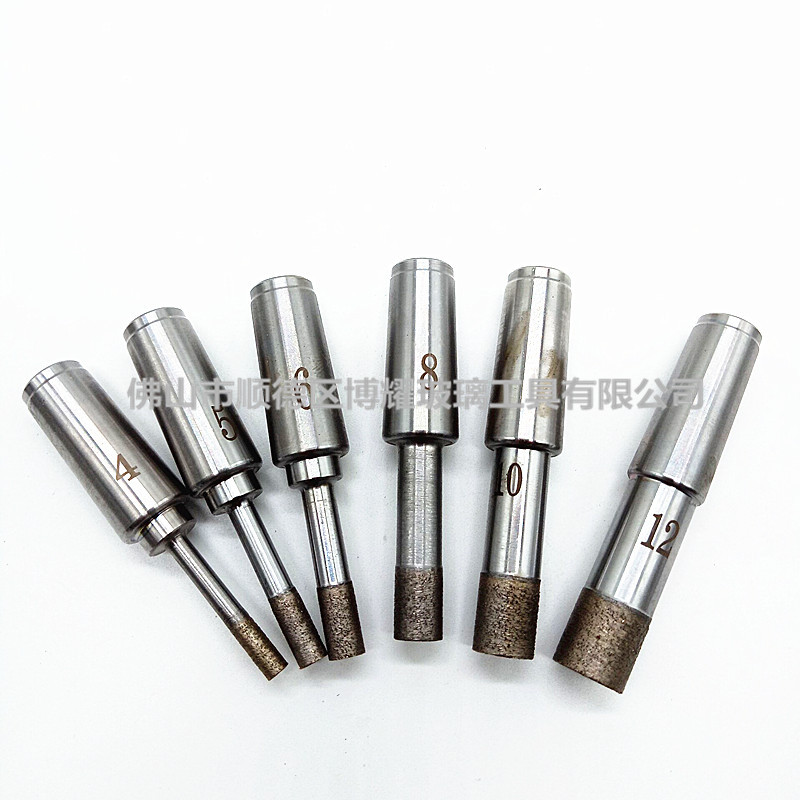 厂家直供 金刚砂烧结玻璃钻头 陶瓷机钻头  玻璃机钻开孔器