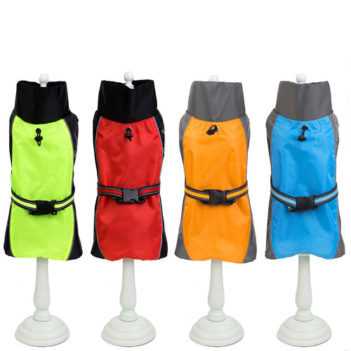 Pet big dog raincoat clothes pet clothing pet clothing big dog cape raincoat 19 assault raincoat