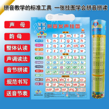 学前一年级标准发音汉语拼音有声挂图声母韵母声调音节拼读学习机