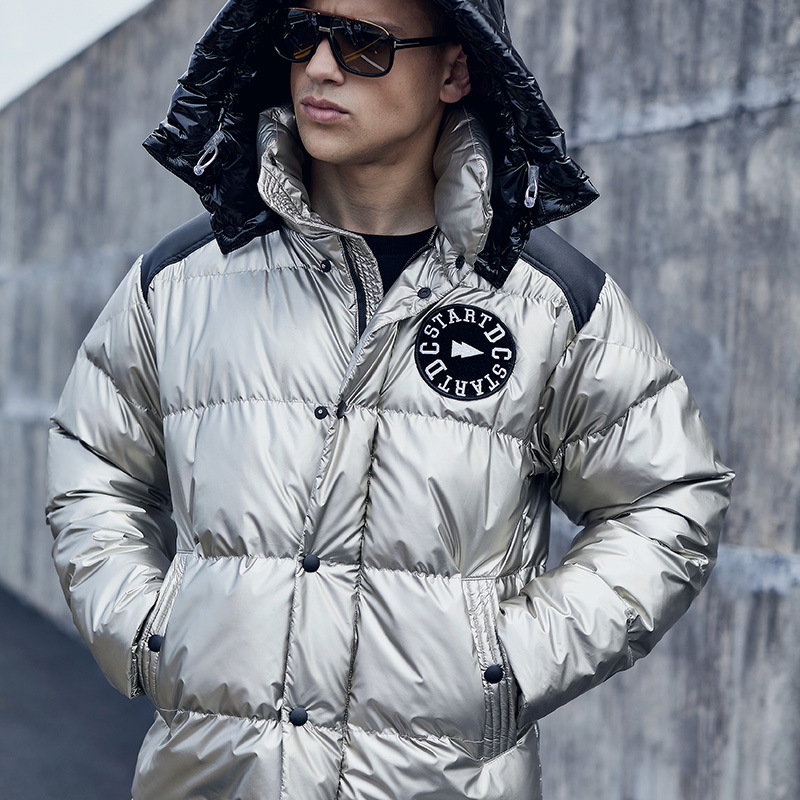 Herrenbekleidung Mode Baumwolle gefütterte Jacke Männer 2024 Winter Neue warme Baumwolle gefütterte Jacke Männer Europäische und amerikanische Männer Brief Stickerei_voghion.com