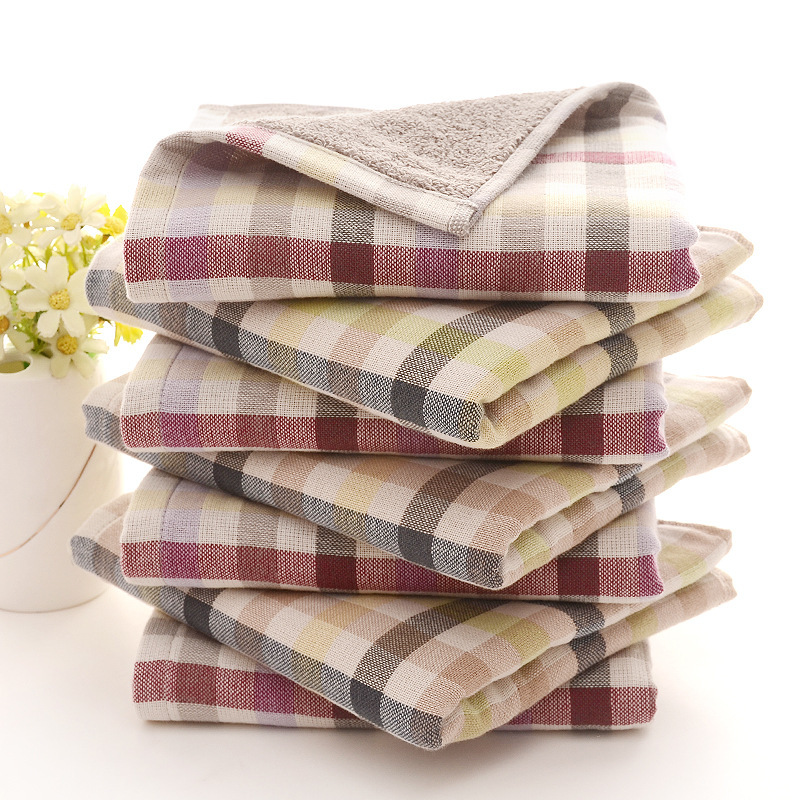 Fabric towel double gauze cotton towel foreign trade gift towel daily necessities towel wholesale postage Fabric towel double gauze cotton towel foreign trade gift towel daily necessities towel wholesale postage