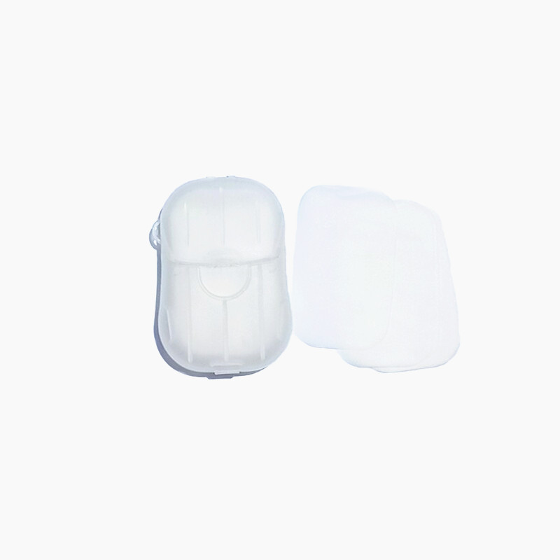 Alta calidad Hotel viaje jabón desechable pieza flor jabón papel portátil mano lavado pieza jabón papel desinfección