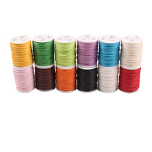 10米棉蜡线 DIY 手工编织绳彩色工艺装饰1mm 12色15色20色套装